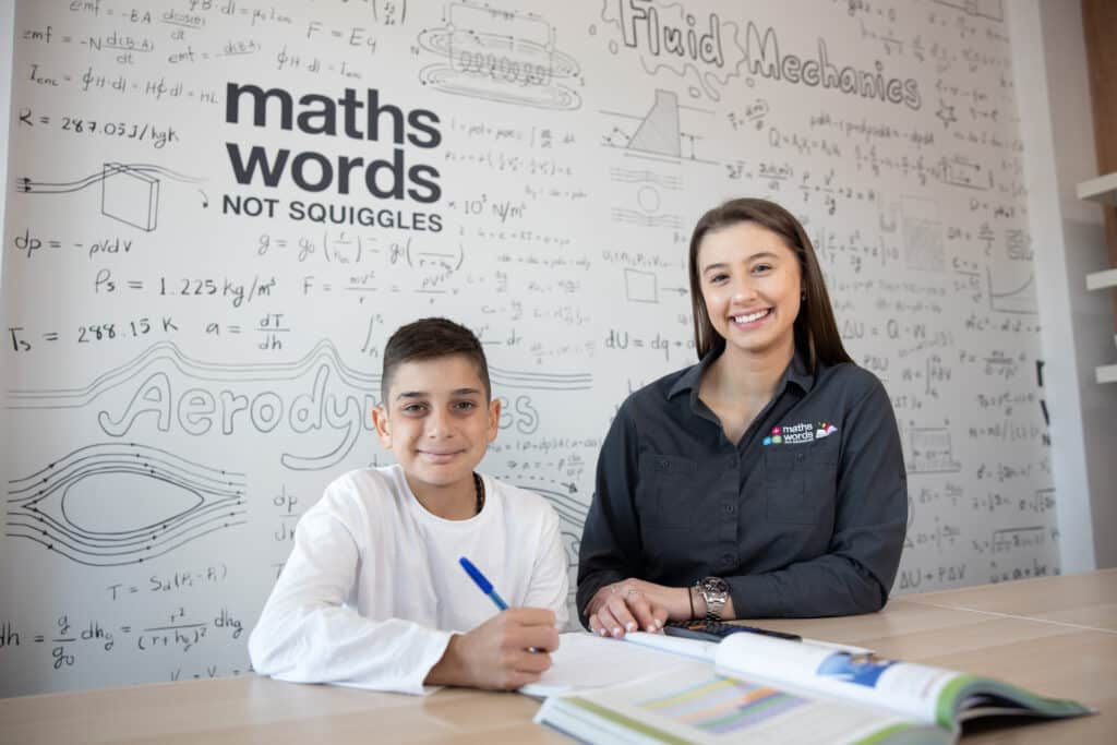 Ms Giorgia Teaching Student Maths