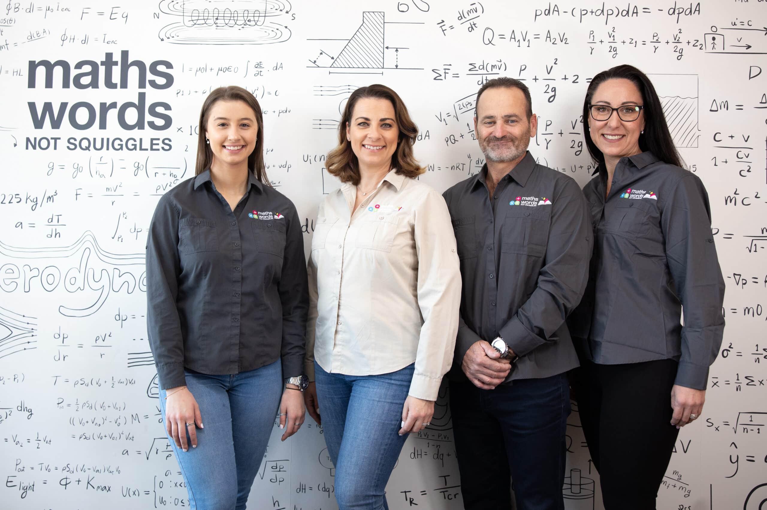 MWNS Tutors Standing in Class