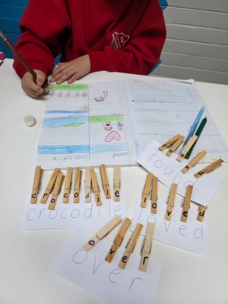 Learning Letters in Tutoring Lesson